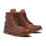 Botas Mid Lace Up Hombre Brown
