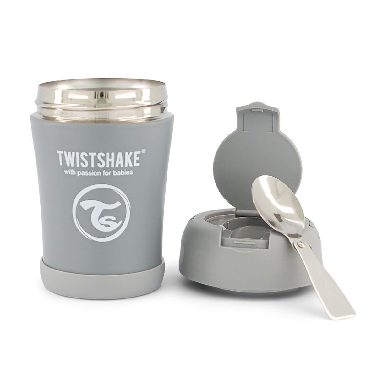 TWISTSHAKE TERMO PARA COMIDA - GRIS UNID 
