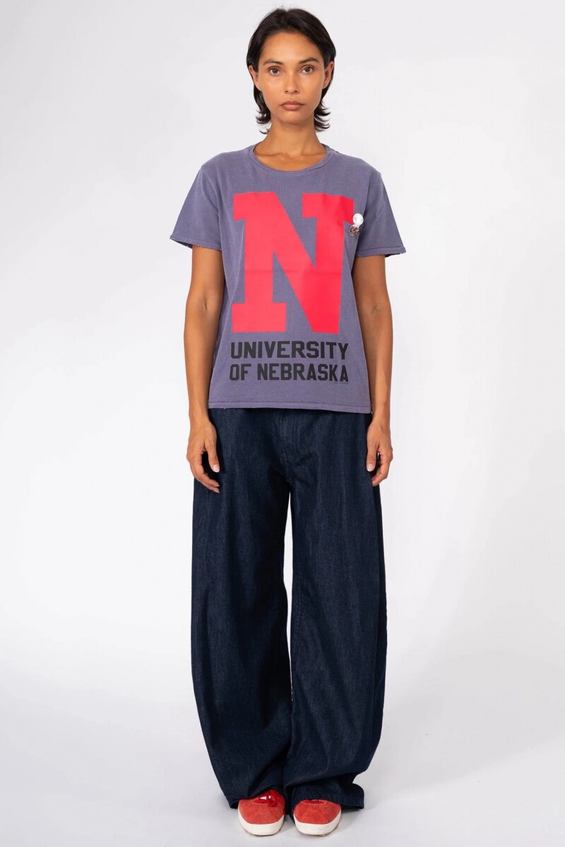 CAMISETA LETTERS Violeta