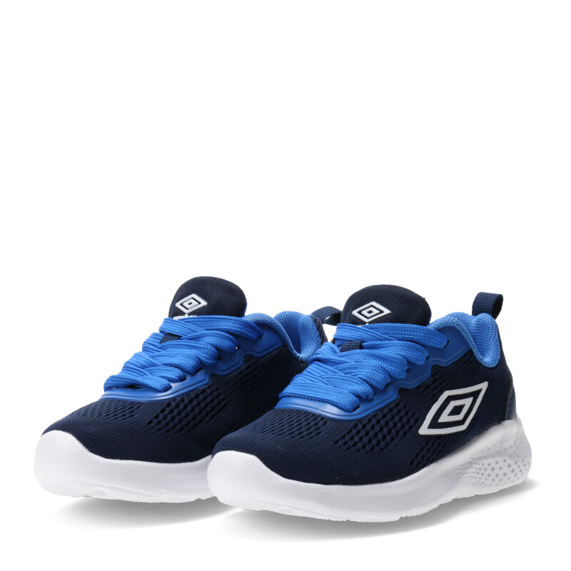 Championes Infantiles Umbro Ranger Azul Marino - Azul Real - Blanco