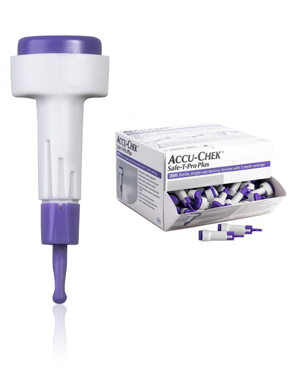 Lancetas Accu-Chek Safe-T-Pro Plus Non-EU Roche caja x200 