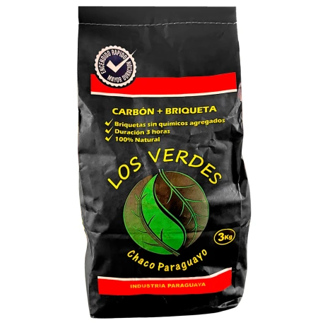 CARBON VEGETAL LOS VERDES 3K CARBON VEGETAL LOS VERDES 3K