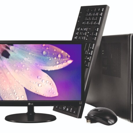 Combo Equipo HP + Monitor 18.5" Lcd Nuevo! 001