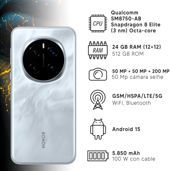 Honor Magic7 Pro 24/512gb 5g + Regalo GRIS