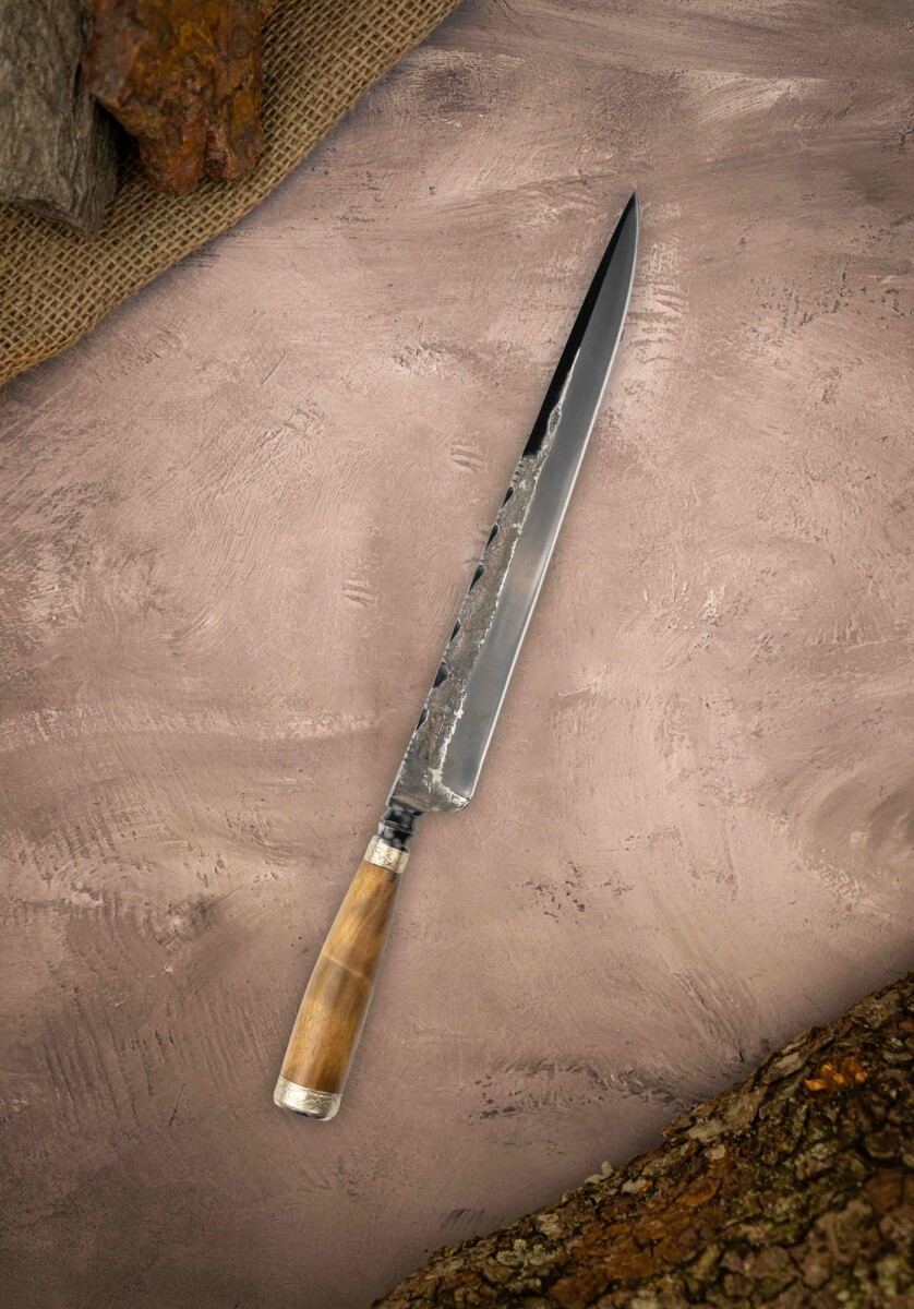 Cuchillo forjado, Cabo Torneado - Fosfatado Brut 