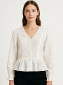 Blusa Zev Blanco