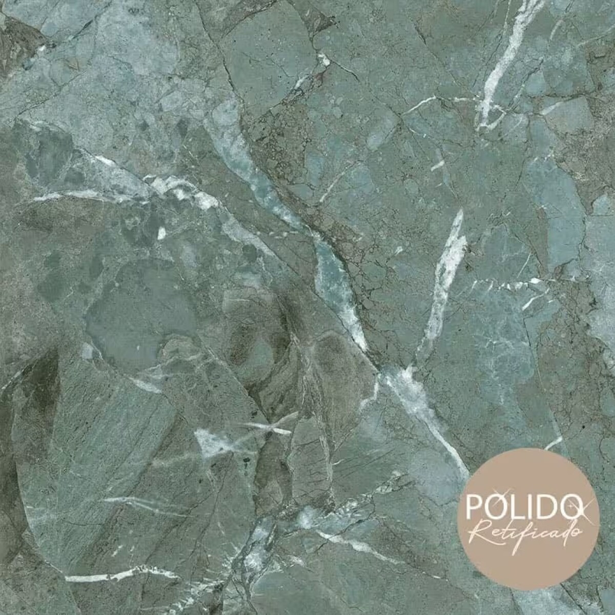 Gres Verde Intensy 66x66 Cm Pulido Brillante Y Rectificado 