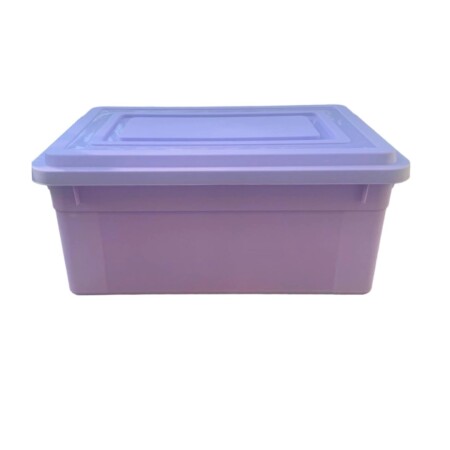 CAJA ORGANIZADORA 36 LITROS LILA MULTICOLOR