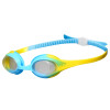 Lentes De Natacion Para Niños Arena Spider Kids Celeste y Amarillo