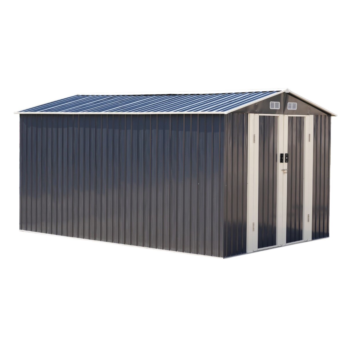 Caseta Galpon Jardin Lumax fife Gris Oscuro 202x255x377 