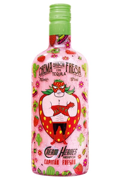Crema de Tequila Cream Heroes Capitán Fresón 700 ml Crema de Tequila Cream Heroes Capitán Fresón 700 ml