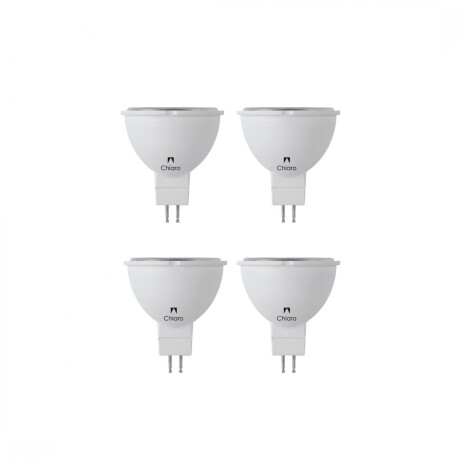 Pack x4 pcs Lampara LED tipo dicroica MR16 7W Luz Cálida