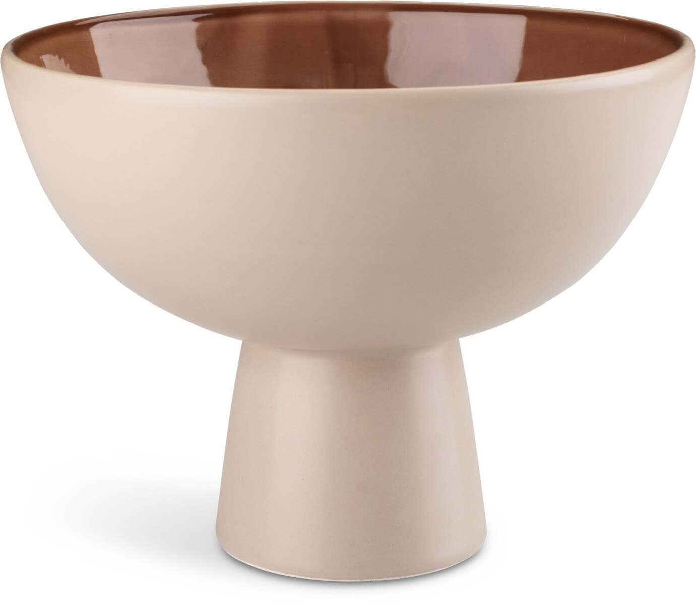 Bol CHRIS Ø21xA16cm beige/terracota 