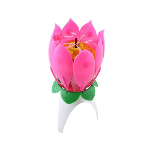 OUTLET Vela cumpleaños musical forma de flor en caja Outlet Vela Cumpleaños Musical Forma De Flor En Caja