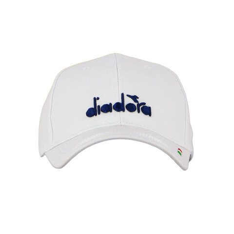 Diadora Cap Flag ITY / WHT-NAVY Blanco-Marino