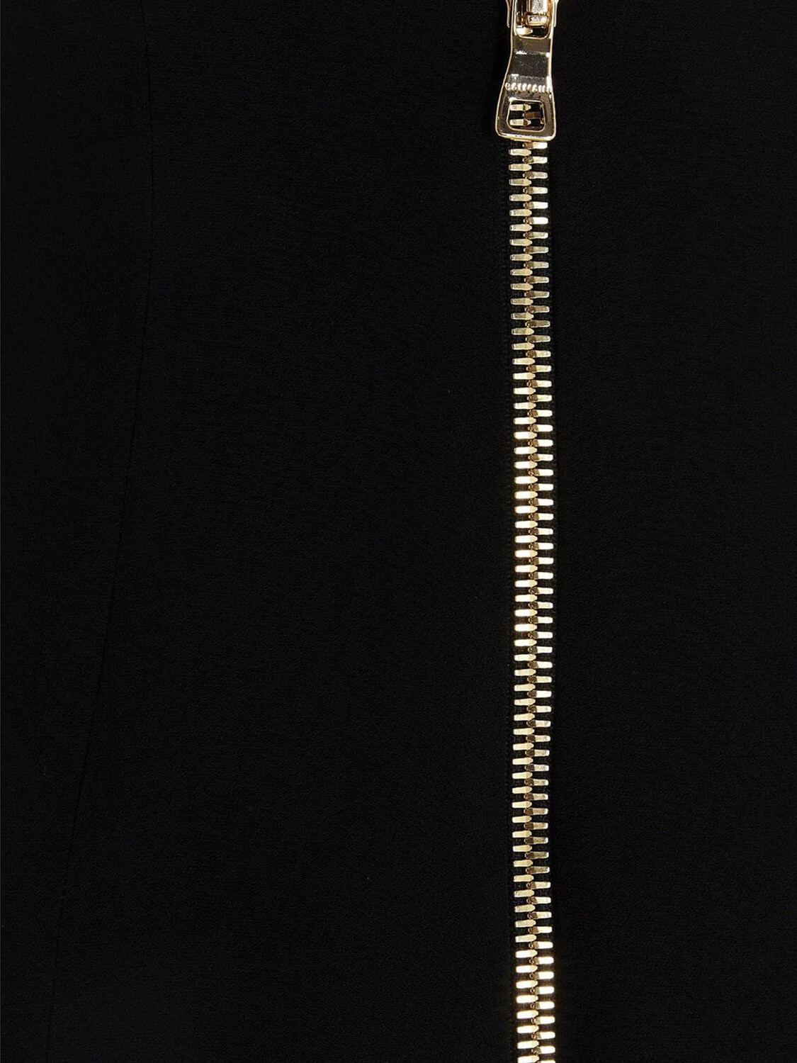 Balmain- Vestido Apparel Long 6 BTN Crepe Halterneck Negro