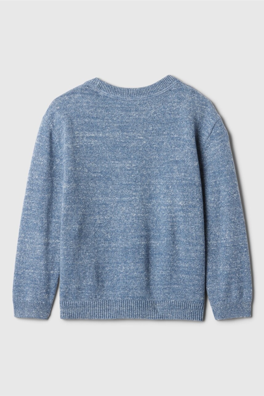 Buzo Cuello Redondo Toddler Niño Lt Blue Heather