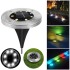 Foco Luz Solar Para Jardin Piso Embutir A Bateria 8 Led X6 Foco Luz Solar Para Jardin Piso Embutir A Bateria 8 Led X6