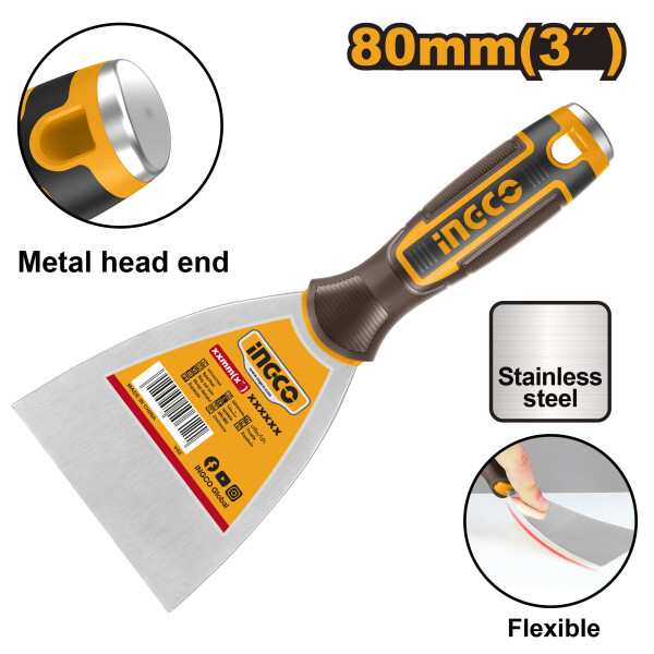 ESPATULA METAL 8CM INGCO HPUT08080 ESPATULA METAL 8CM INGCO HPUT08080