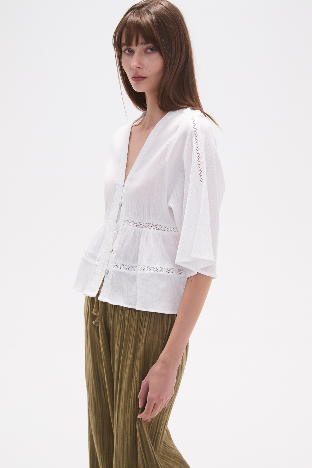 Camisa Avely Marfil / Off White