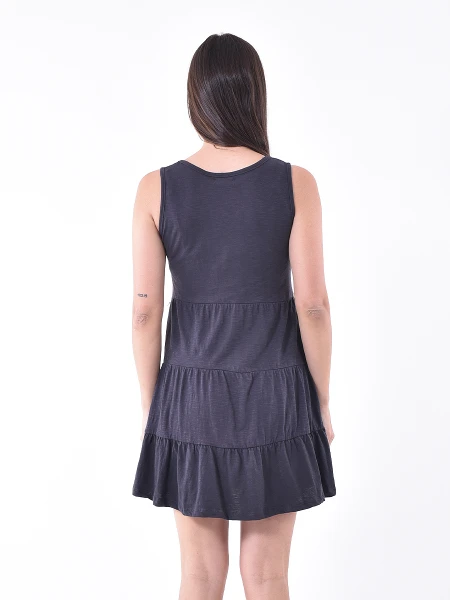 VESTIDO CURRY GRIS OSCURO