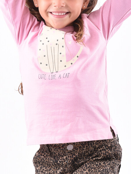 REMERA SAMANTHA ROSADO