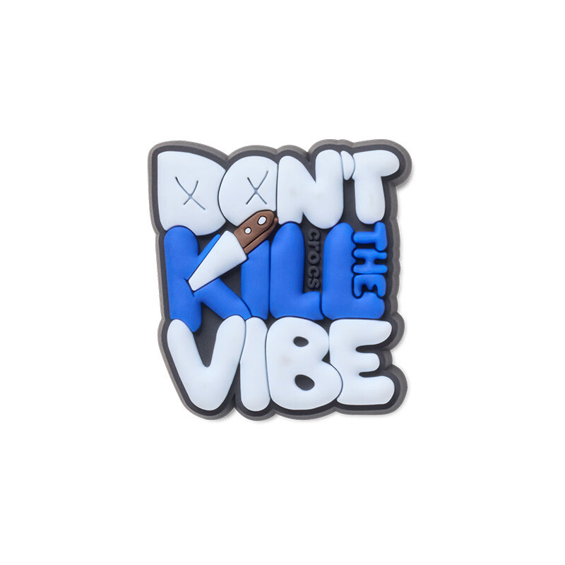 Jibbitz™ Charm Dont Kill the Vibe Multicolor