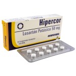 HIPERCOR 50 MG CJ X 30 COMP. única