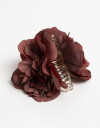 Broche Flores Broche Flor Textil. - Marron Chocolate
