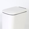 BASURERO INOX BLANCO C/PEDAL 8LTS Unica