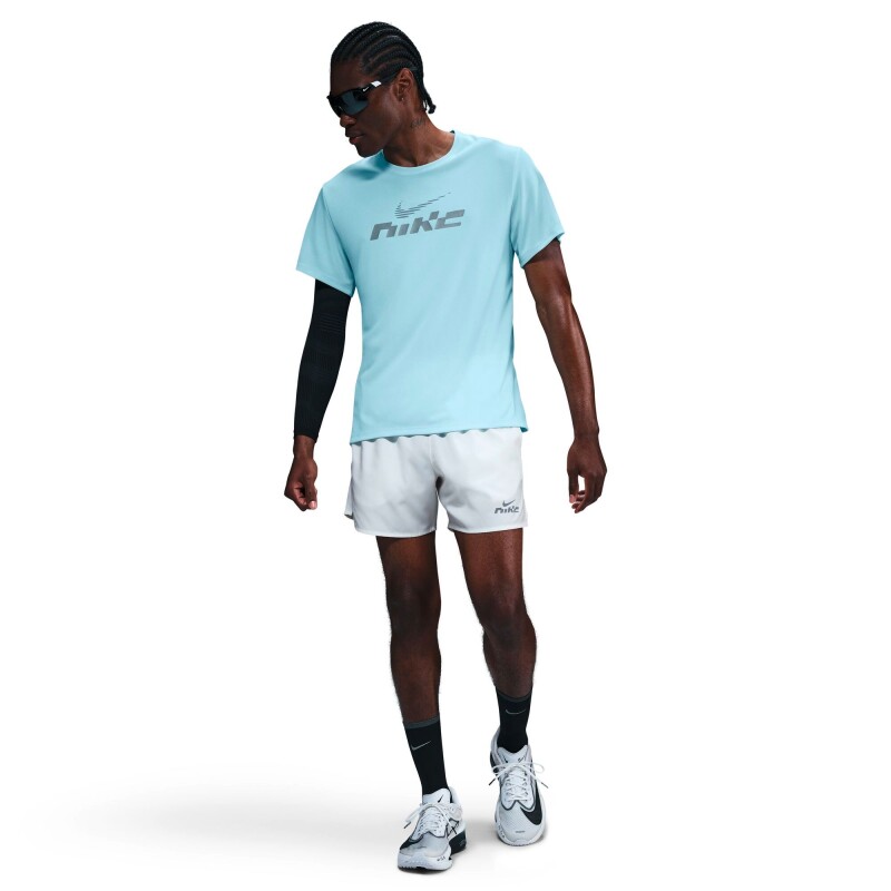 Remera Nike Miler Flash de Hombre Azul