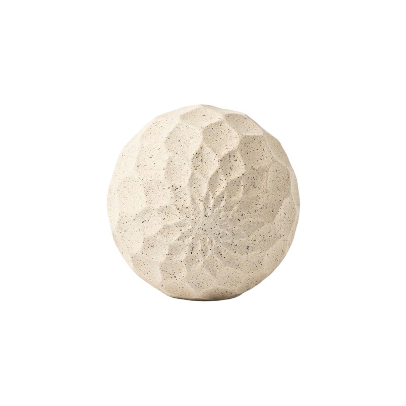 ESFERA CERAMICA MARFIL 12CM Unica