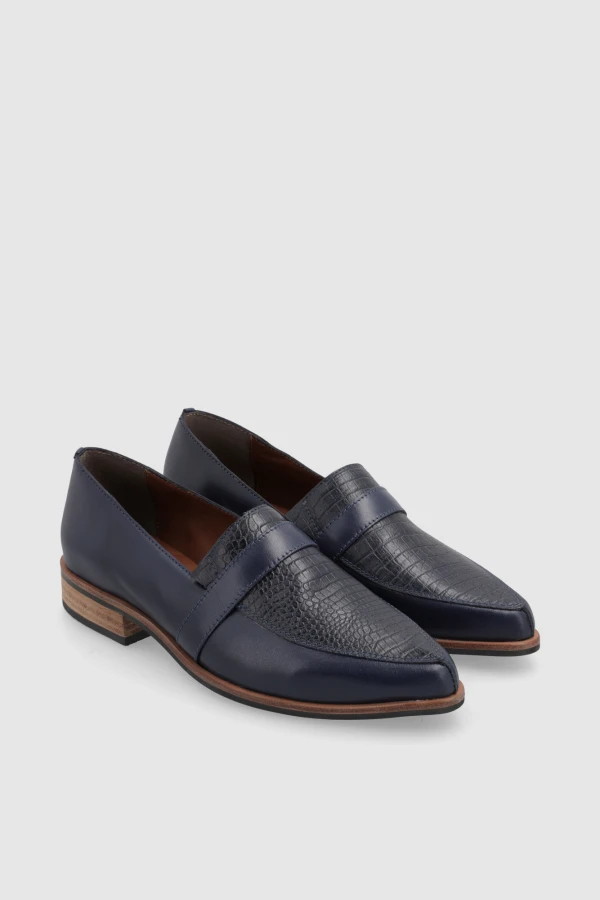 Mocasín Vicky Azul