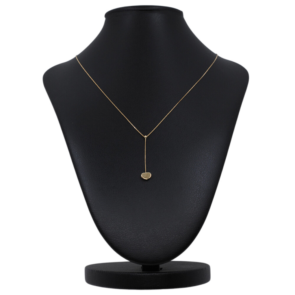 Cadena en oro 18k con dije corazon. Largo 40 cm Cadena en oro 18k con dije corazon. Largo 40 cm