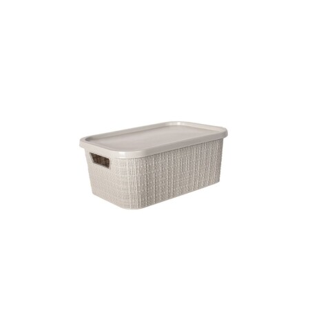 CAJA RATTAN TREVI 7Lts BEIGE BEIGE