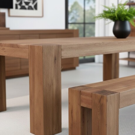 BANCO EN MADERA MACIZA LÍNEA RÚSTICA BANCO EN MADERA MACIZA LÍNEA RÚSTICA