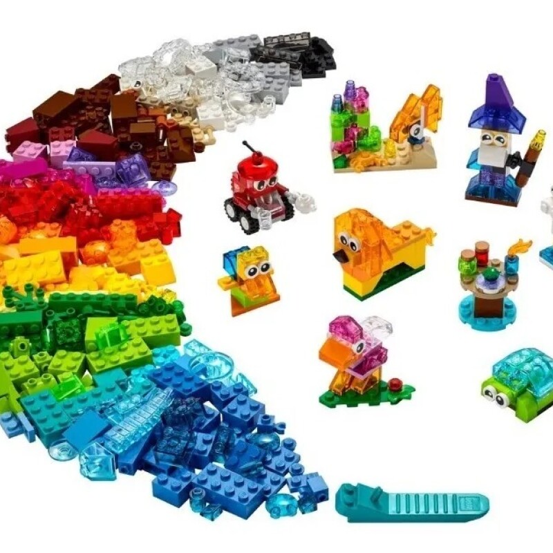 Lego Classic Ladrillos Creativos Transparentes 500 Pzs Lego Classic Ladrillos Creativos Transparentes 500 Pzs