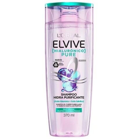 Shampoo Elvive Hidra Hialuronico Pure 370ml Shampoo Elvive Hidra Hialuronico Pure 370ml