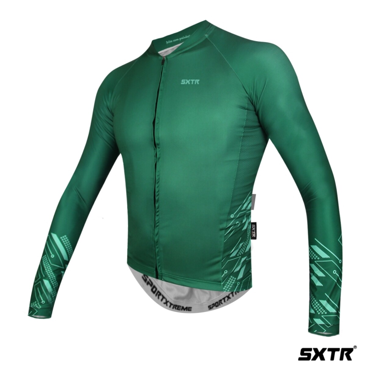 Camiseta Sxtr Maillot M/larga Slim - Move Verde 