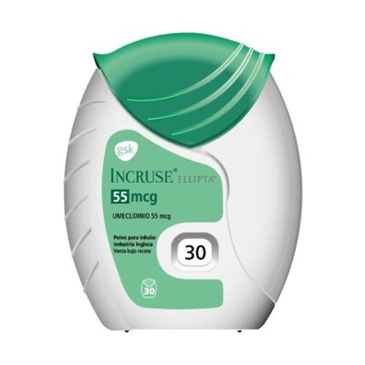 Incruse Ellipta 30 Dosis. Incruse Ellipta 30 Dosis.