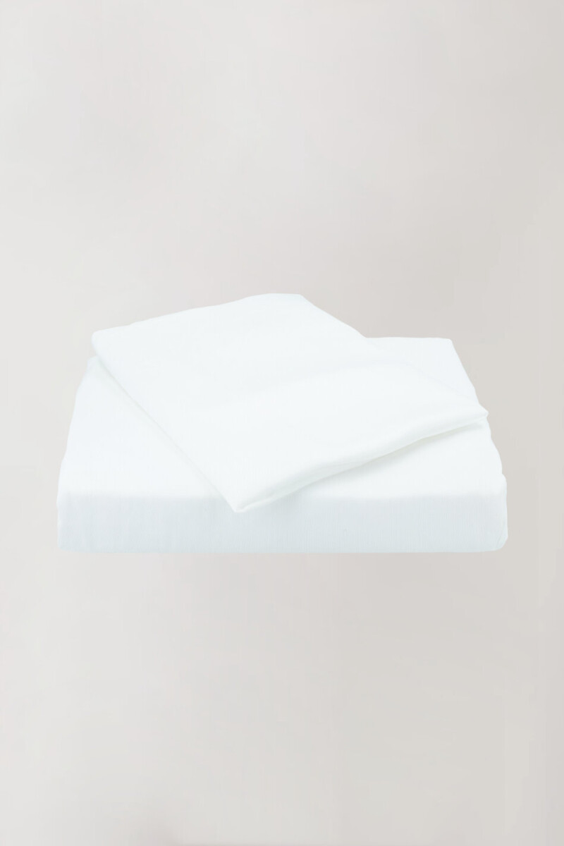Juego de sábanas 2 plazas Blanco
