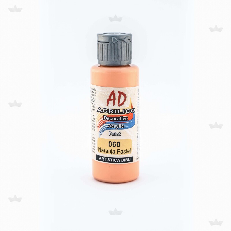 ACRILICO DECORATIVO NARANJA PASTEL 60 ML N/A