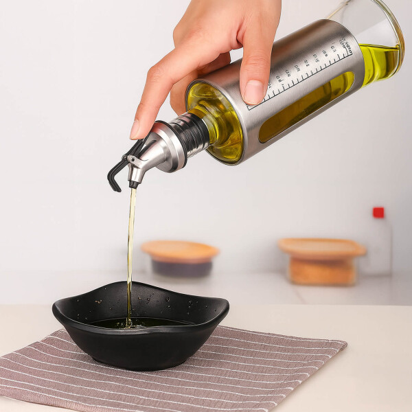 Aceitera de Acero Inoxidable 500 ml IMBACK IBK-HMJ061-ACE | Boquilla Antigoteo y Medidor Preciso Aceitera de Acero Inoxidable 500 ml IMBACK IBK-HMJ061-ACE | Boquilla Antigoteo y Medidor Preciso