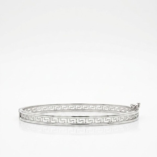 Brazalete Guarda Griega- Plata 925 - sin piedra - BR7781 sinpiedra