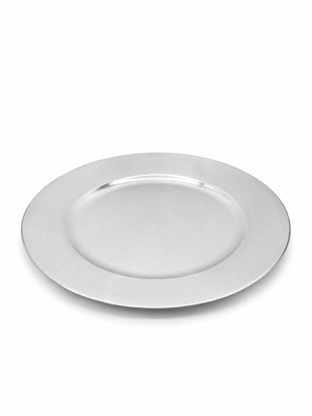 PLATO BASE GLOW PLATEADO