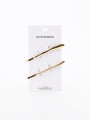 BROCHE PACK x 2 DORADO