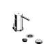 Griferia Bidet Monocomando Cromo Brillo Linea Lilo Baño