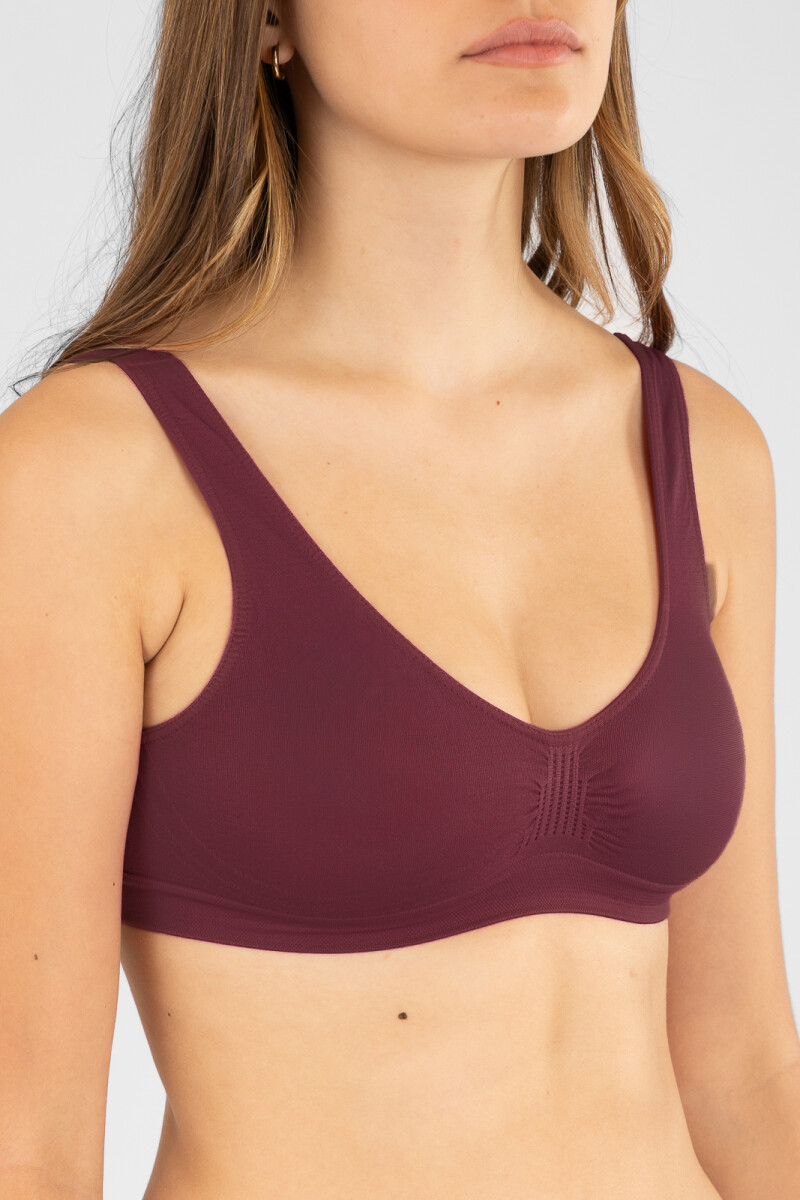 Soutien bretel ancho prili Berenjena