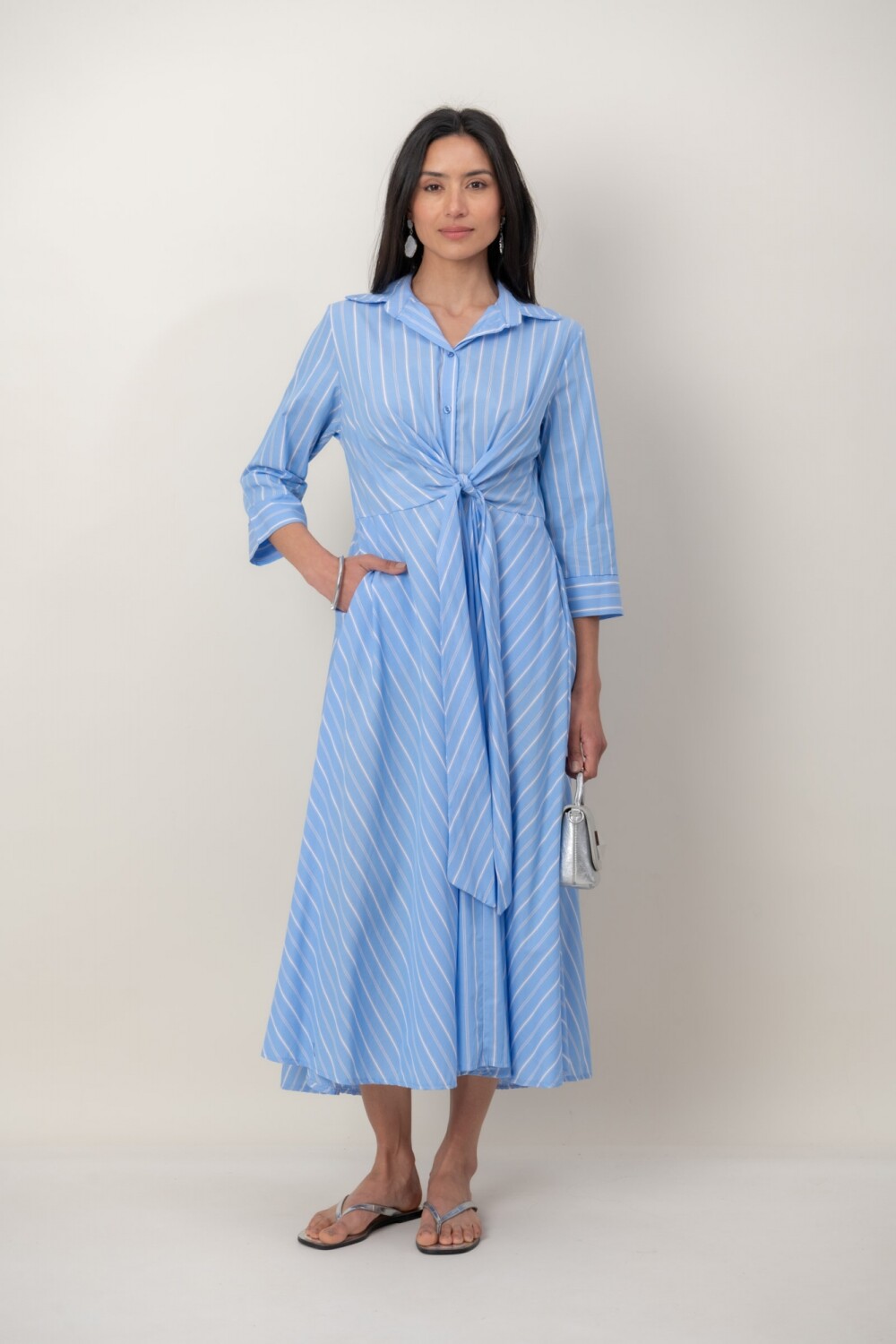 VESTIDO GAIA Celeste