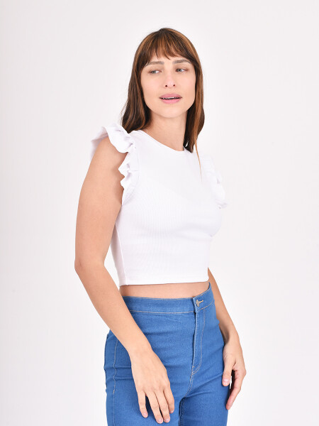 REMERA ANGEL BLANCO.